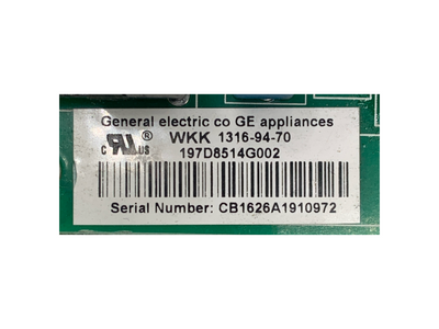 197D8514G002 GE Refrigerator Main Control Board Replacement — alternate view