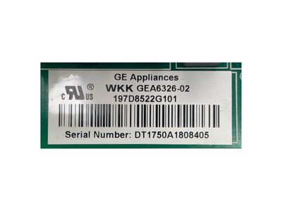 197D8522G101 GE Refrigerator Main Control Board Replacement — alternate view
