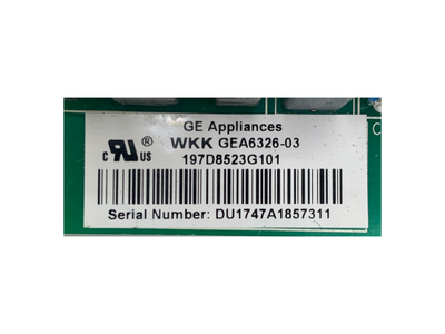 197D8523G101 GE Refrigerator Main Control Board Replacement — alternate view