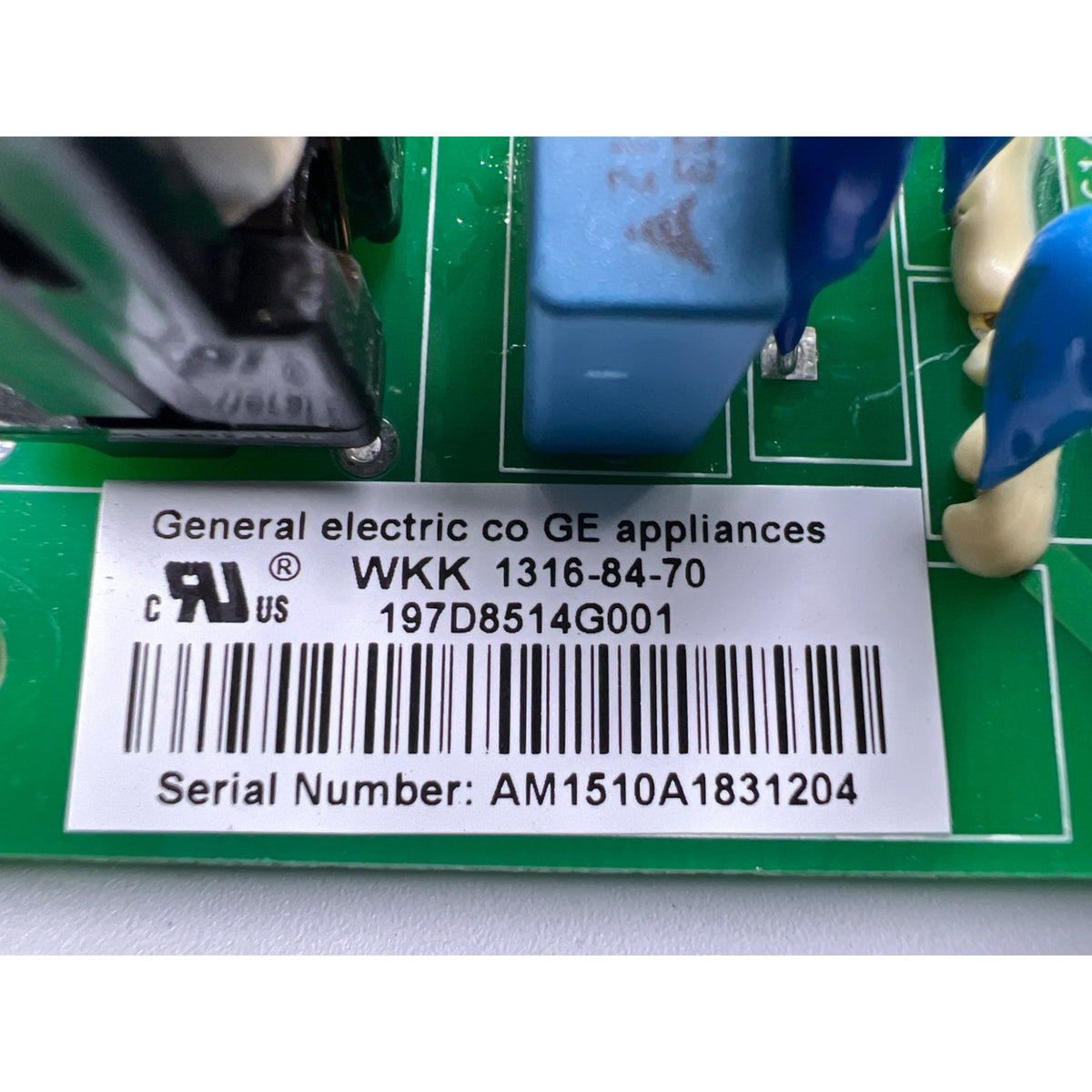 197D8514G001 GE Refrigerator Main Control Board Part Number Sticker - Appliance Pro USA