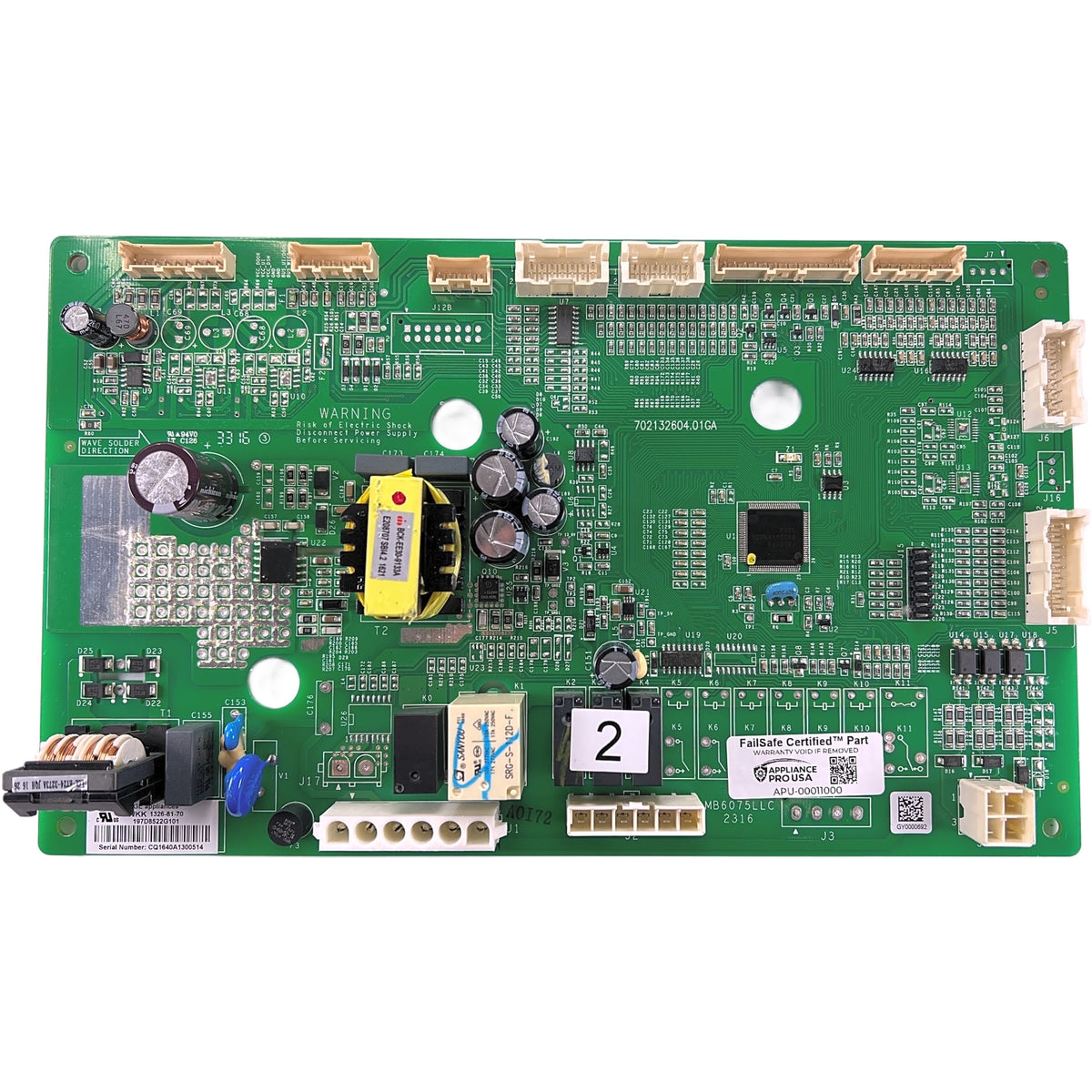 197D8522G101 GE Refrigerator Main Control Board - Genuine OEM FailSafe Certified Reconditioned