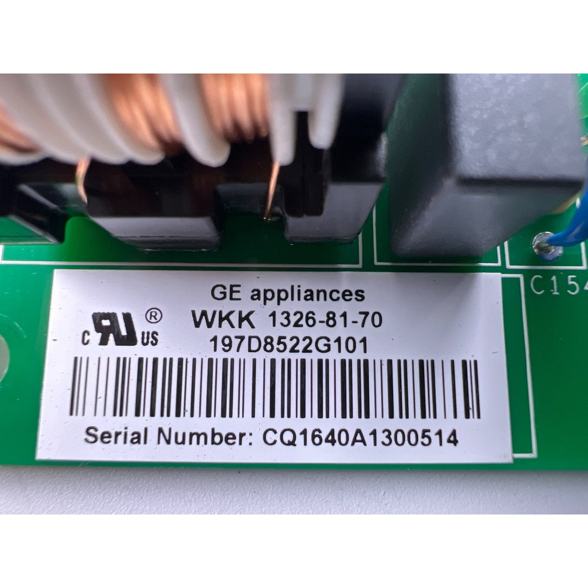 197D8522G101 GE Refrigerator Main Control Board Part Number Sticker - Appliance Pro USA