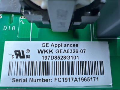 197D8528G101 GE Refrigerator Main Control Board Replacement — alternate view