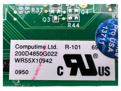 200D4850G022 GE OEM Refrigerator Main Control Board Replacement — WR55X10942C PS16729744 AP7188100 — alternate view