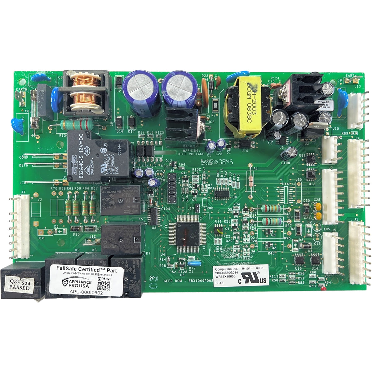200D4850G014 GE Refrigerator Main Control Board - Genuine OEM FailSafe Certified Reconditioned