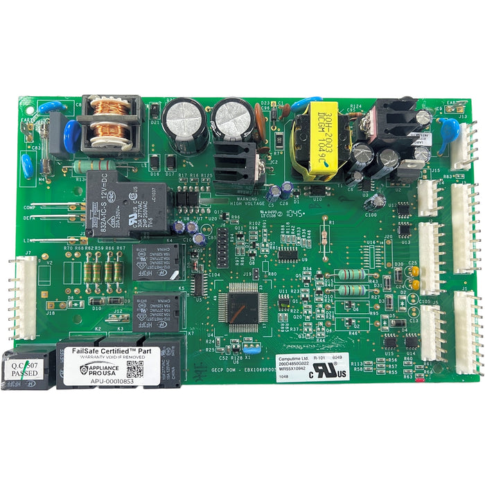 200D4850G022 GE OEM Refrigerator Main Control Board Replacement - WR55X10942C — FailSafe Certified — Appliance Pro USA — image 1