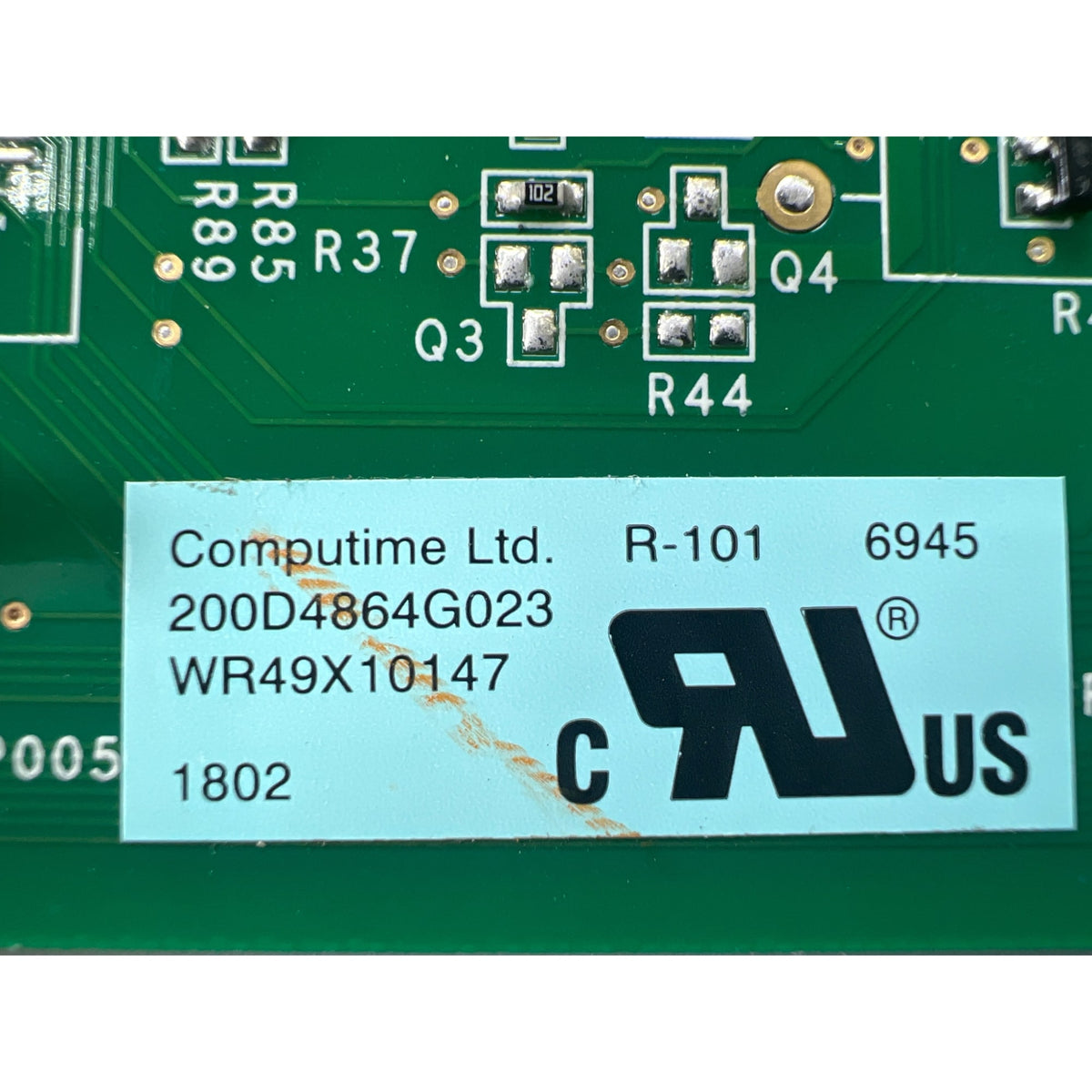 200D4864G023 GE Refrigerator Main Control Board Part Number Sticker - Appliance Pro USA