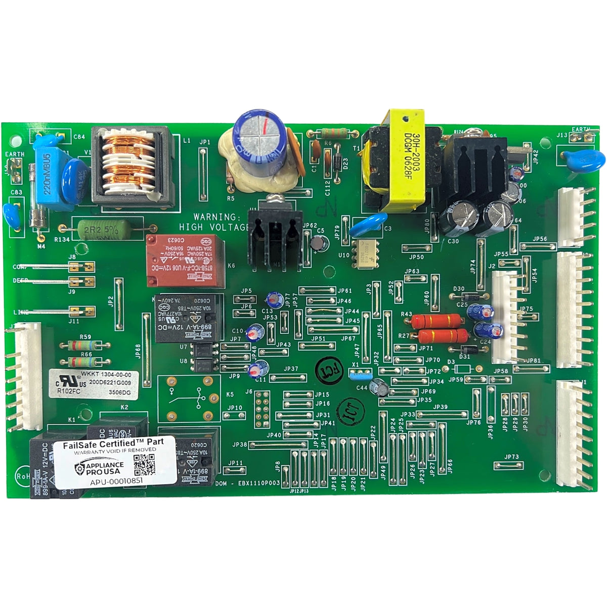 GE Refrigerator Main Control Board - Part Number 200D6221G009 - Appliance Pro USA