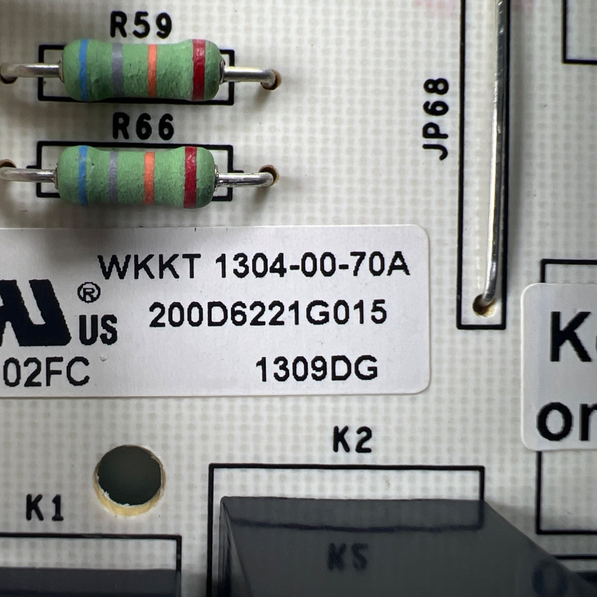 200D6221G015 GE Refrigerator Main Control Board Part Number Sticker - Appliance Pro USA