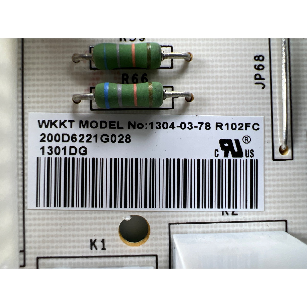 200D6221G028 GE Refrigerator Main Control Board Part Number Sticker - Appliance Pro USA