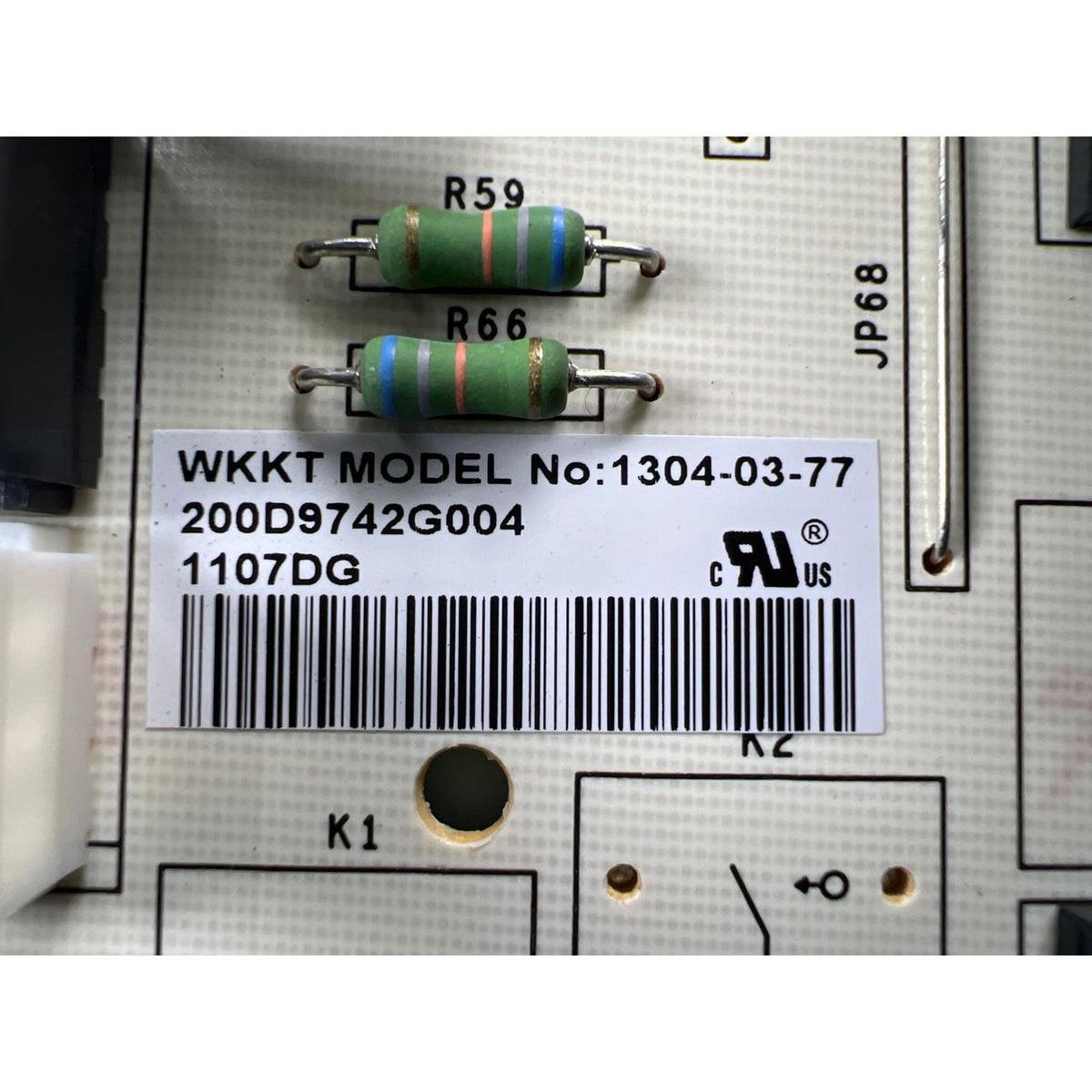 200D9742G004 GE Refrigerator Main Control Board Part Number Sticker - Appliance Pro USA