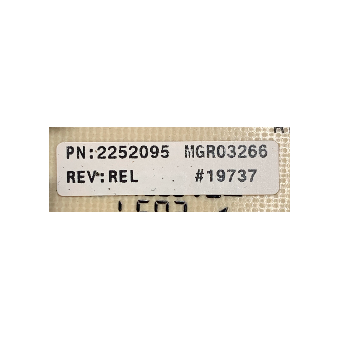 Whirlpool Refrigerator Control Board - Part Number 2252095