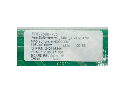 242115344 Frigidaire Refrigerator Main Control Board Replacement — alternate view