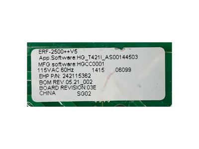 242115362 Frigidaire Refrigerator Main Control Board Replacement — alternate view