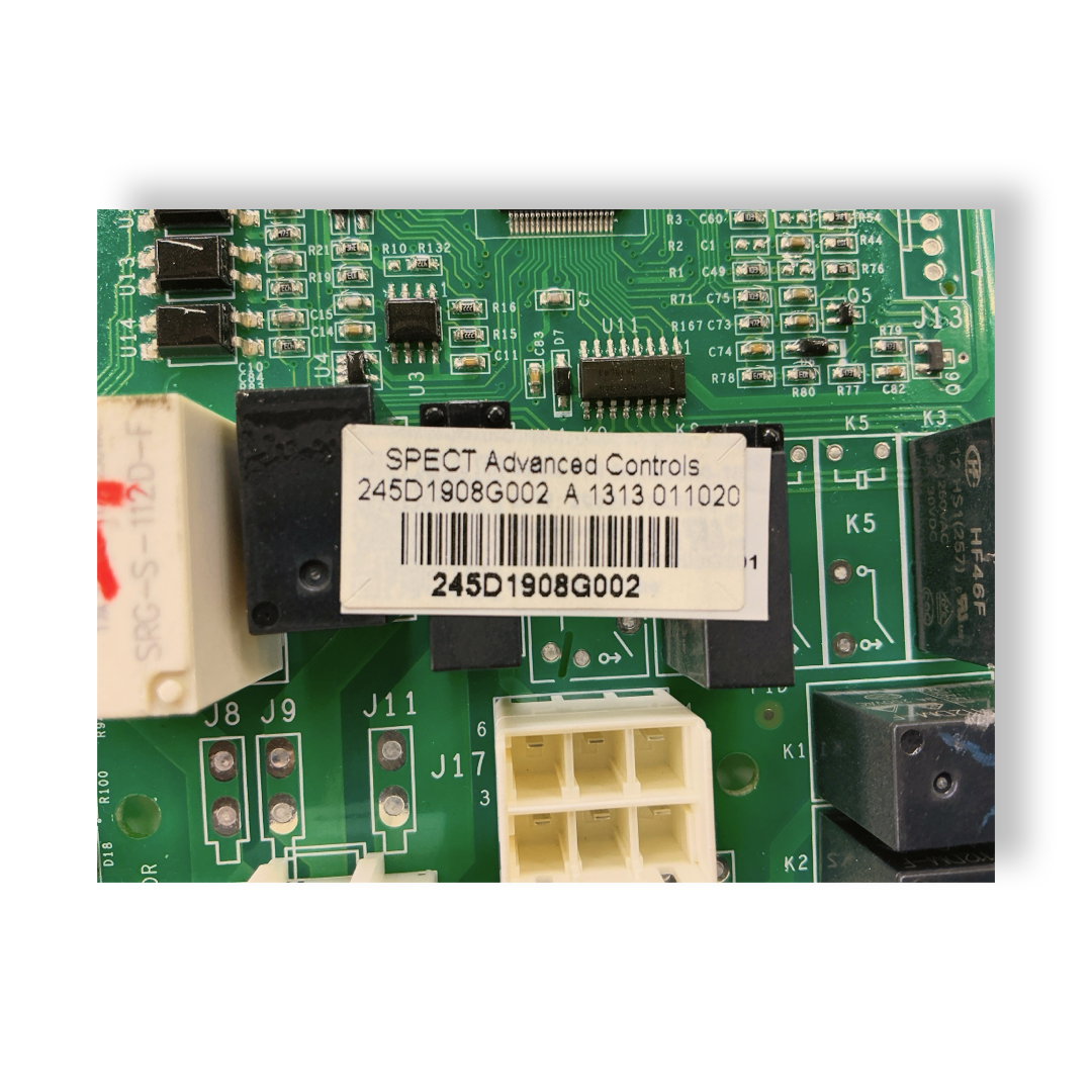 245D1908G002 GE Refrigerator Main Control Board Part Number Sticker - Appliance Pro USA