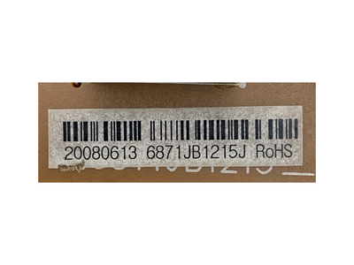 6871JB1215J LG Refrigerator Main Control Board Replacement — alternate view