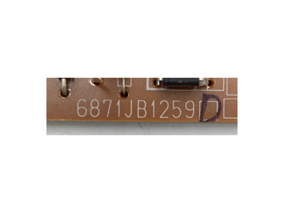 6871JB1259D LG Refrigerator Main Control Board Replacement — alternate view