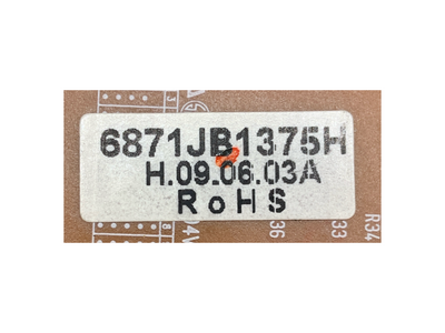 6871JB1375H LG Refrigerator Main Control Board Replacement — alternate view