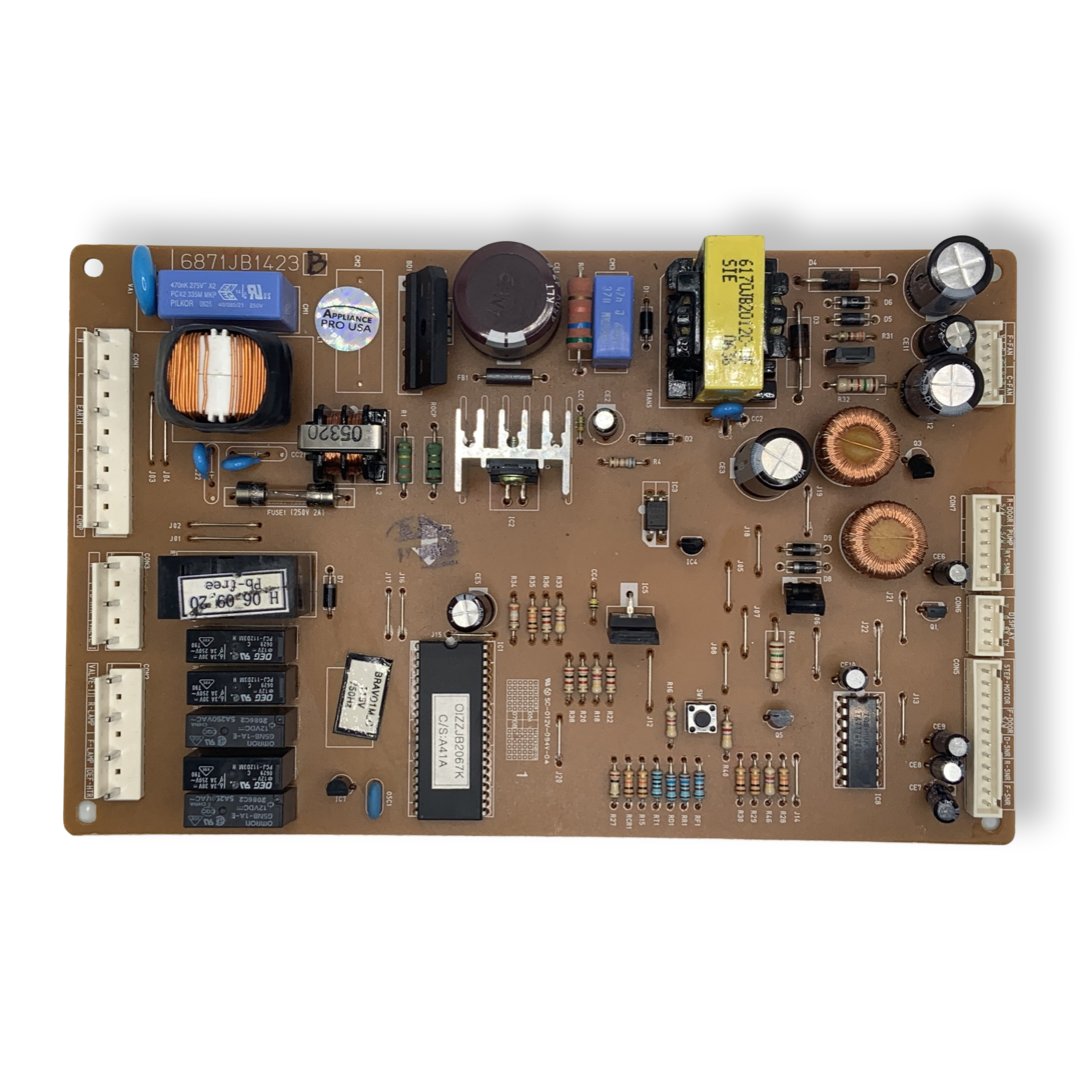 LG Refrigerator Control Board - Part Number 6871JB1423B