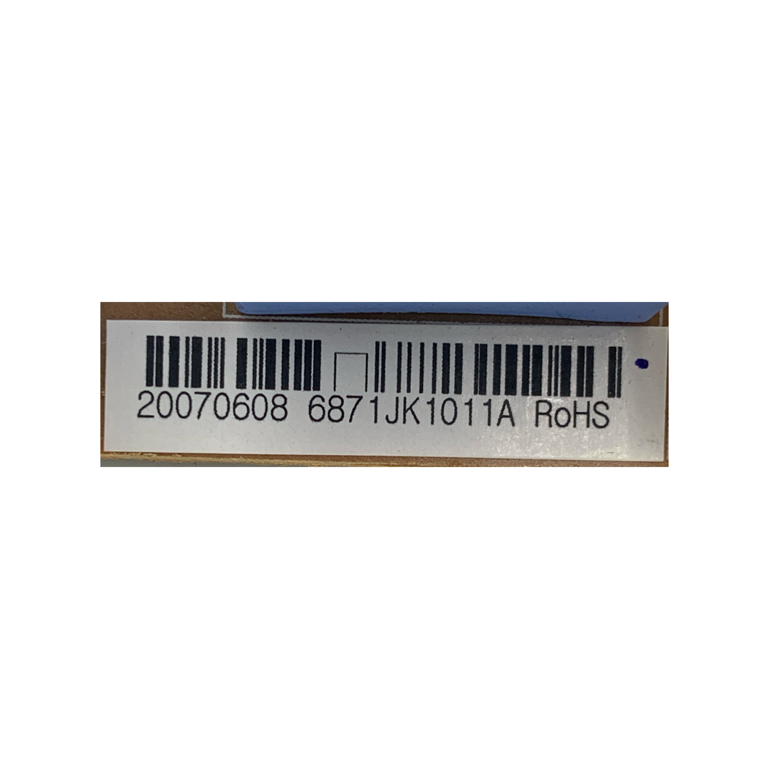LG Refrigerator Control Board - Part Number 6871JK1011A