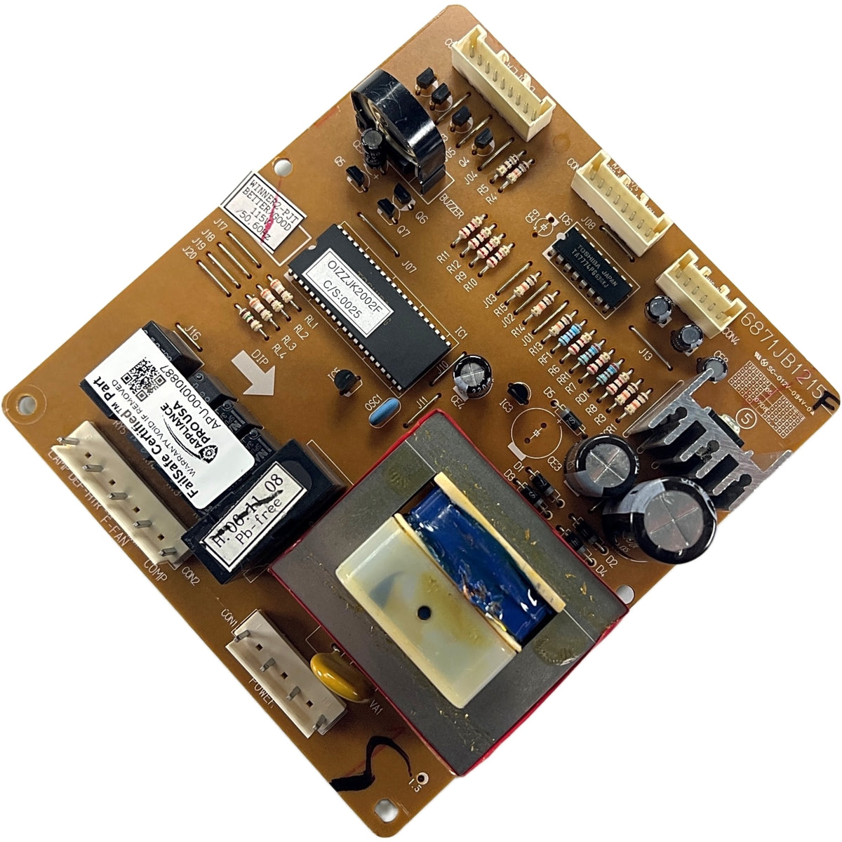 LG Refrigerator Main Control Board - Part Number 6871JB1215F - Appliance Pro USA