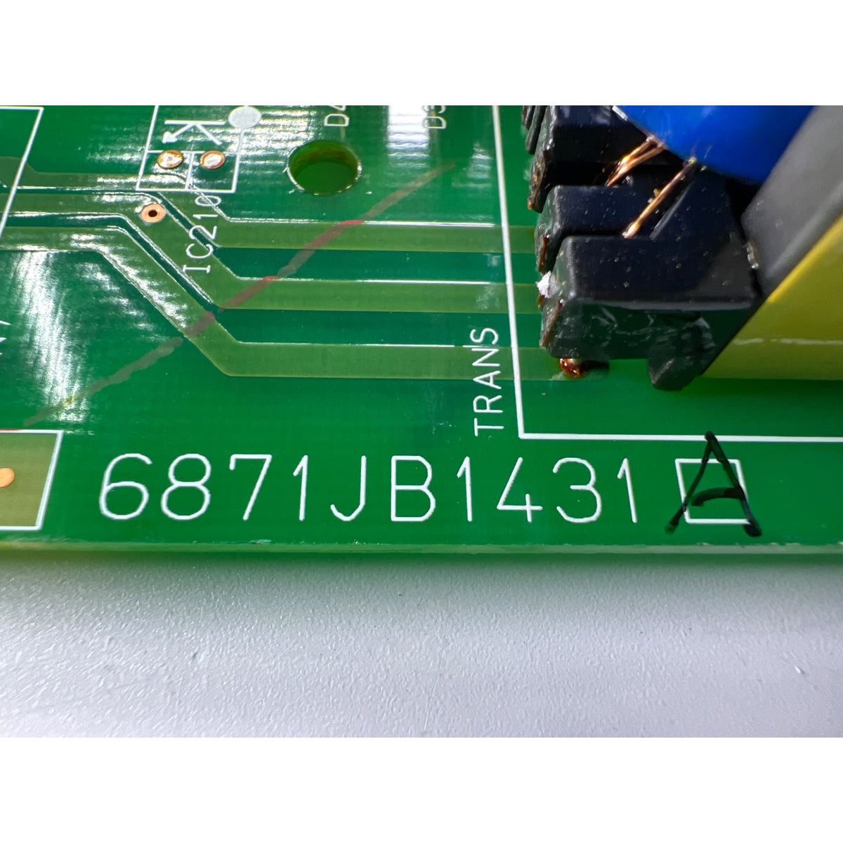 6871JB1431A LG Refrigerator Main Control Board Part Number Sticker - Appliance Pro USA