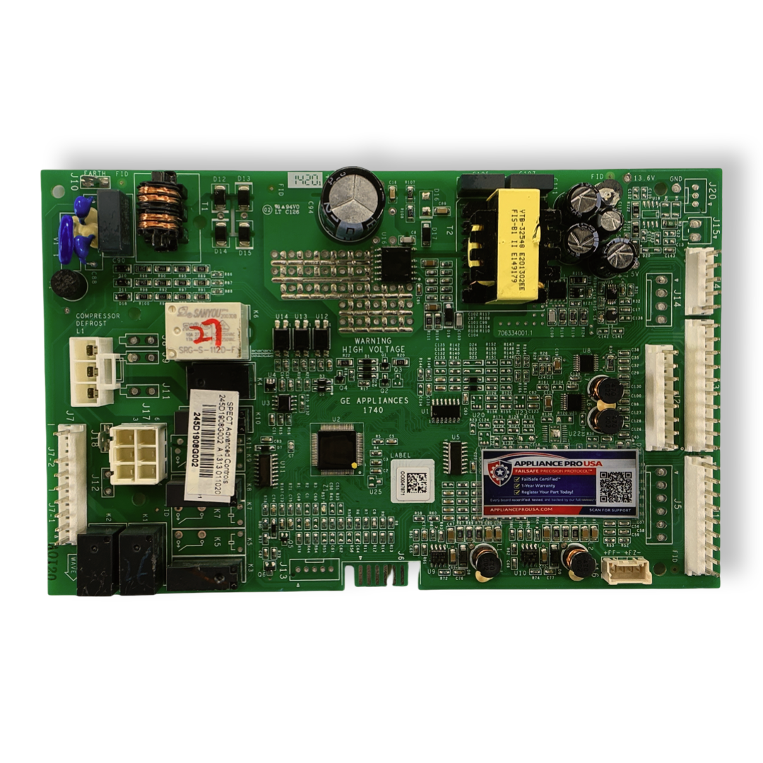 245D1908G002 GE Refrigerator Main Control Board - Genuine OEM FailSafe Certified Reconditioned