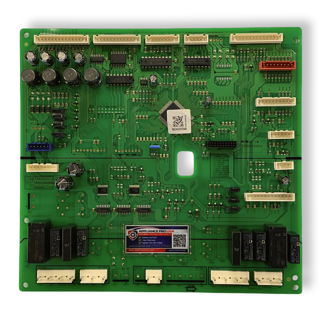 DA92-00594B Samsung Refrigerator Main Control Board - Genuine OEM FailSafe Certified Reconditioned