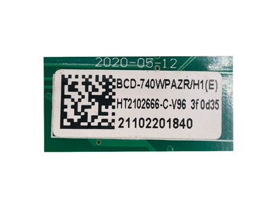 BCD-740WPAZR Whirlpool Refrigerator Main Control Board Replacement — alternate view