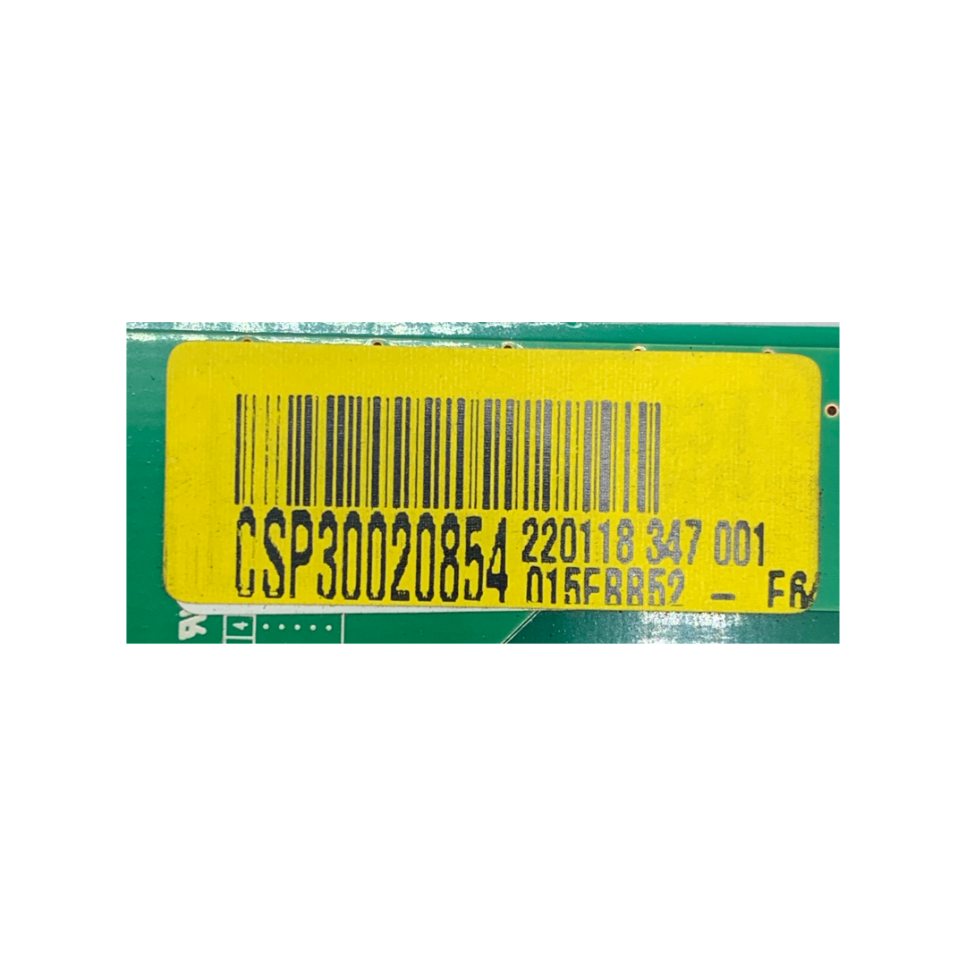 LG Refrigerator Control Board - Part Number CSP30020854