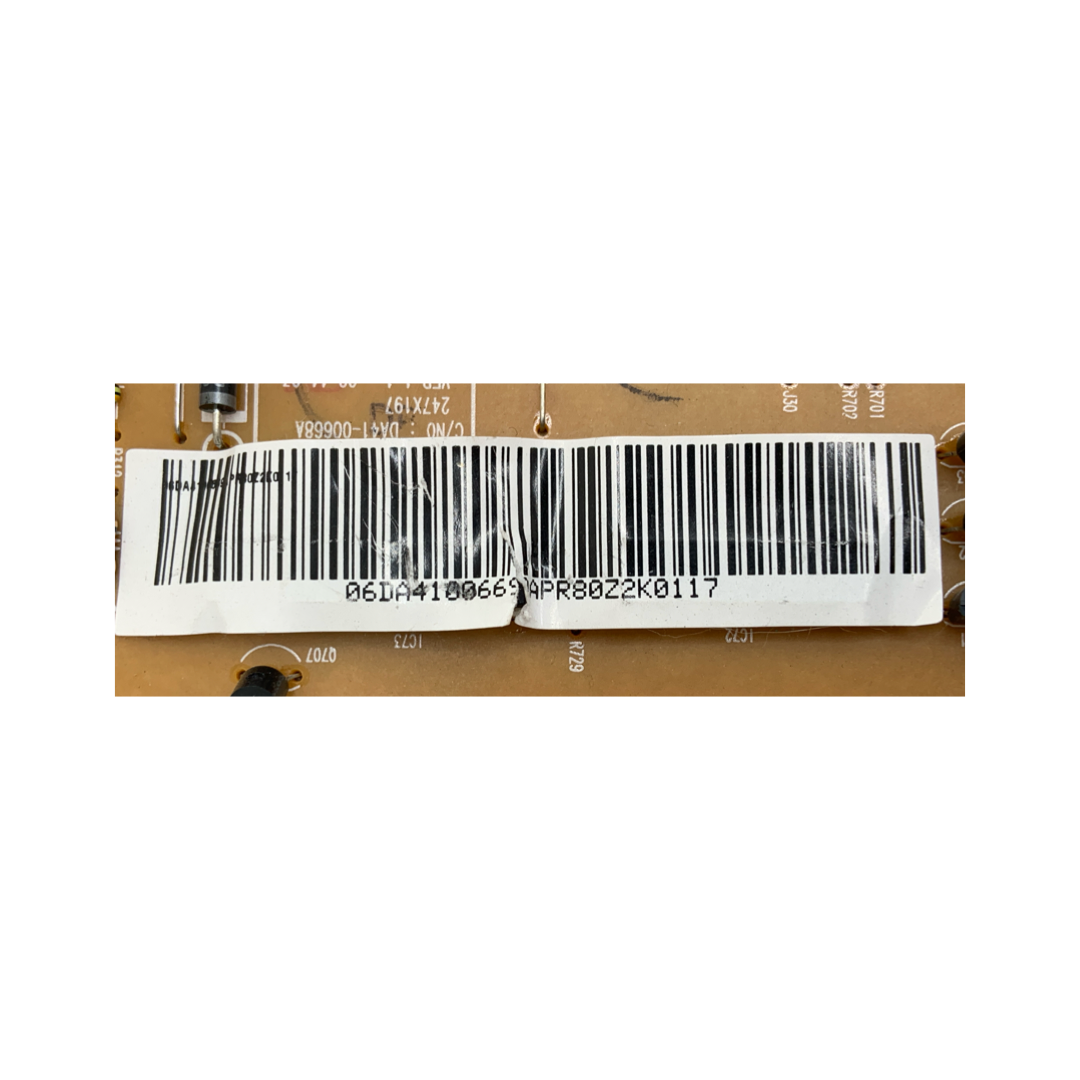 Samsung Refrigerator Control Board - Part Number DA41-00669A