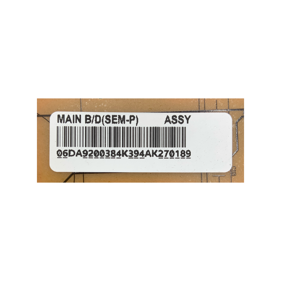 Samsung Refrigerator Control Board - Part Number DA92-00384K - Appliance Pro USA