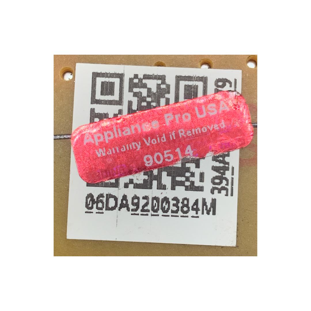 Samsung Refrigerator Control Board - Part Number DA92-00384M - Appliance Pro USA