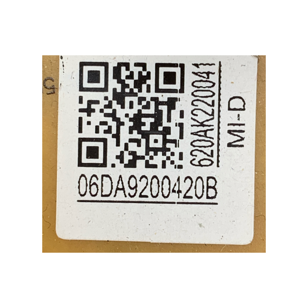 Samsung Refrigerator Control Board - Part Number DA92-00420B