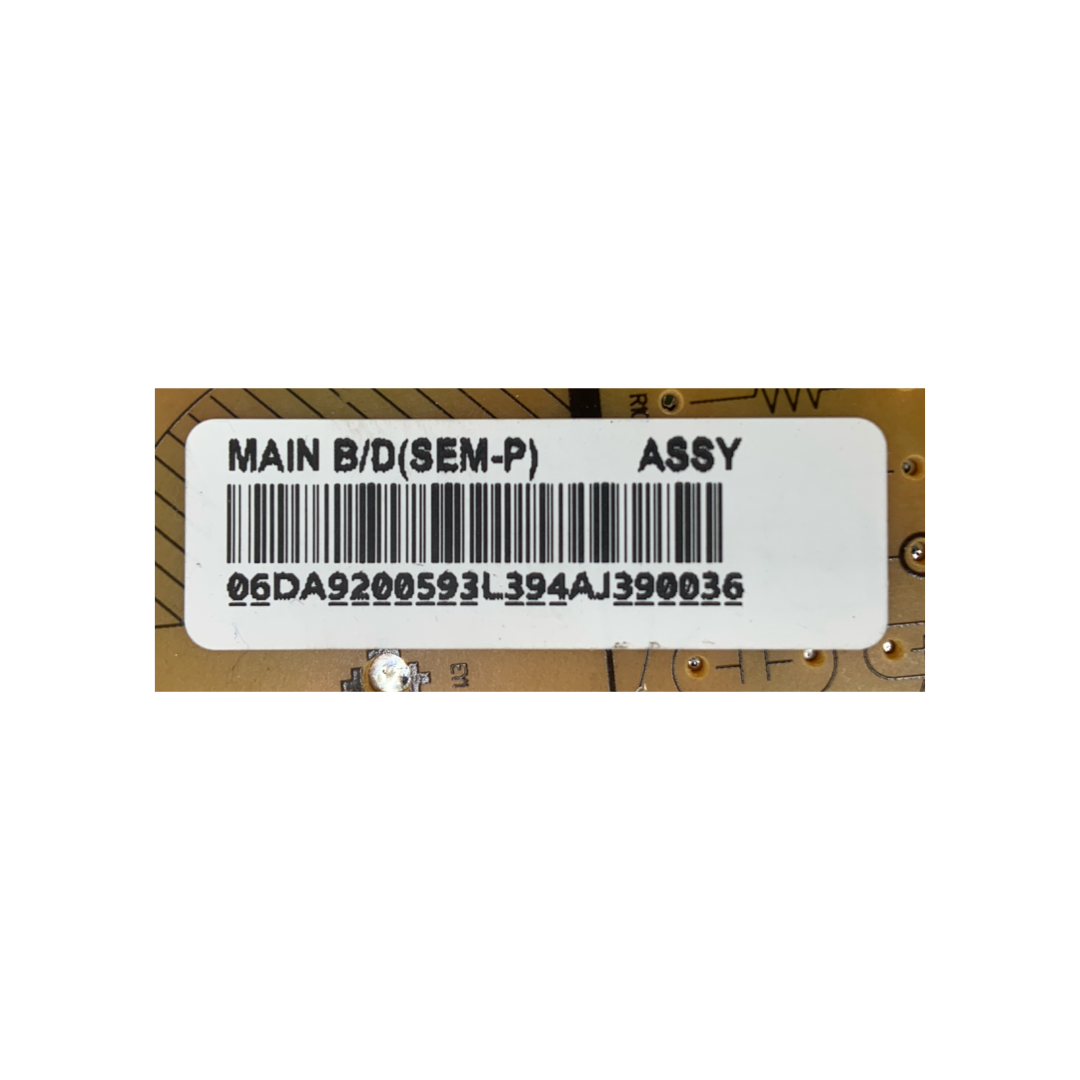 Samsung Refrigerator Control Board - Part Number DA92-00593L - Appliance Pro USA