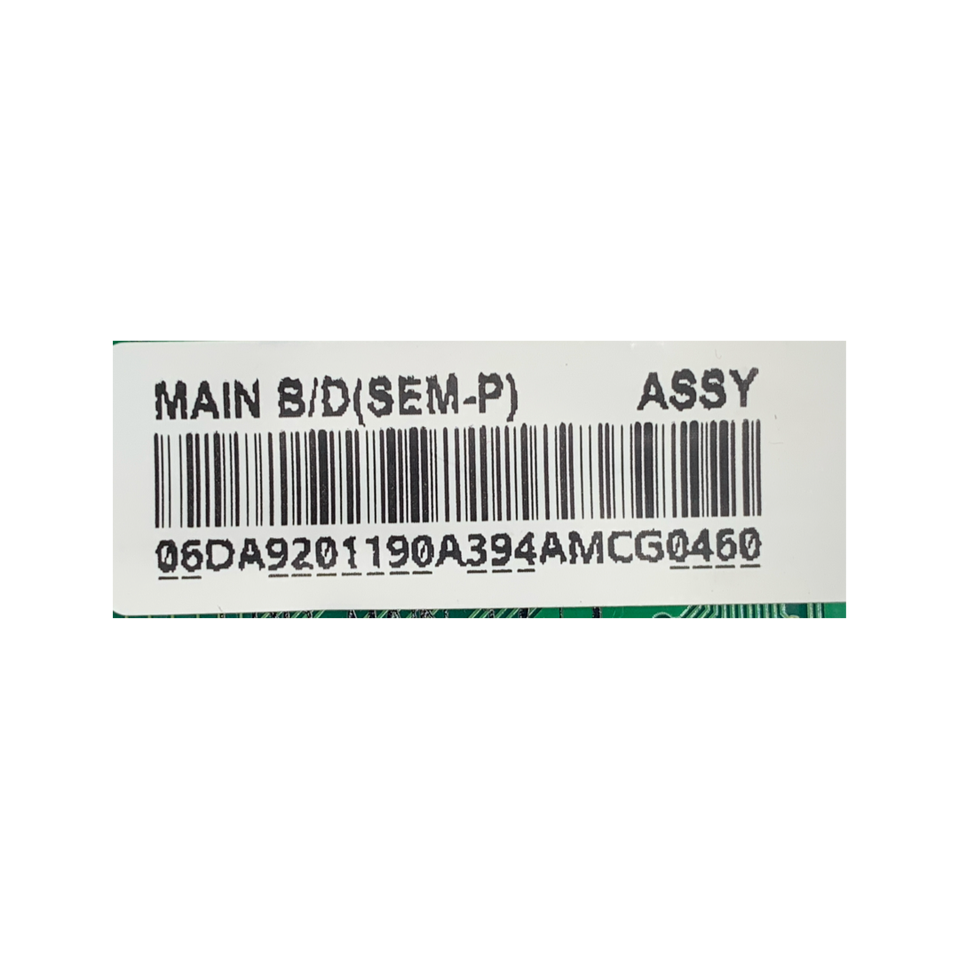 Samsung Refrigerator Control Board - Part Number DA92-01190A