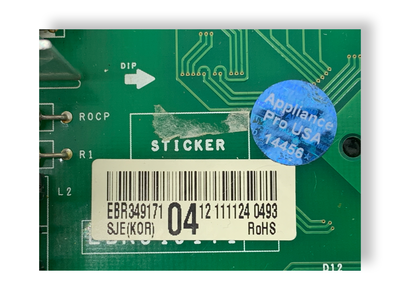EBR34917104 LG Refrigerator Main Control Board Replacement — alternate view