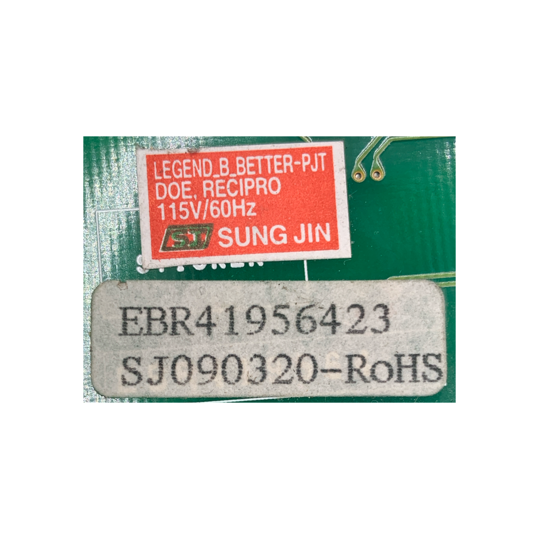 LG Refrigerator Control Board - Part Number EBR41956423 - Appliance Pro USA