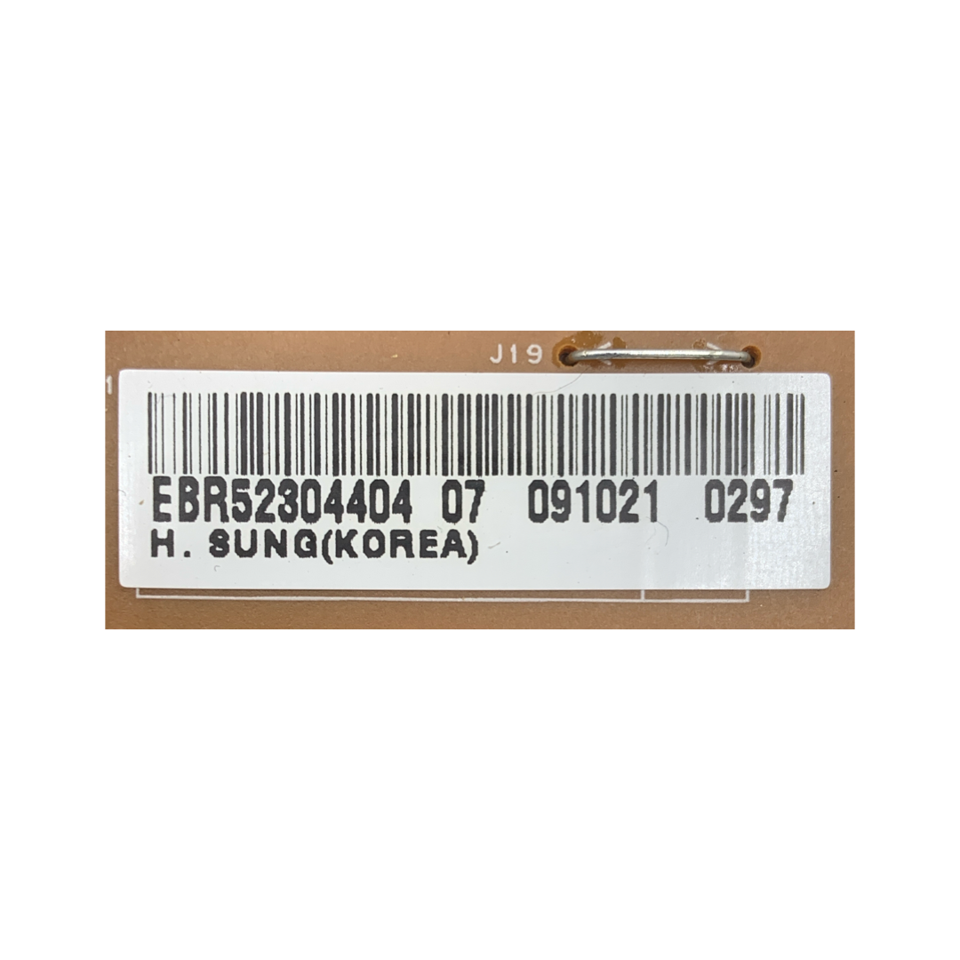 LG Refrigerator Control Board - Part Number EBR52304404