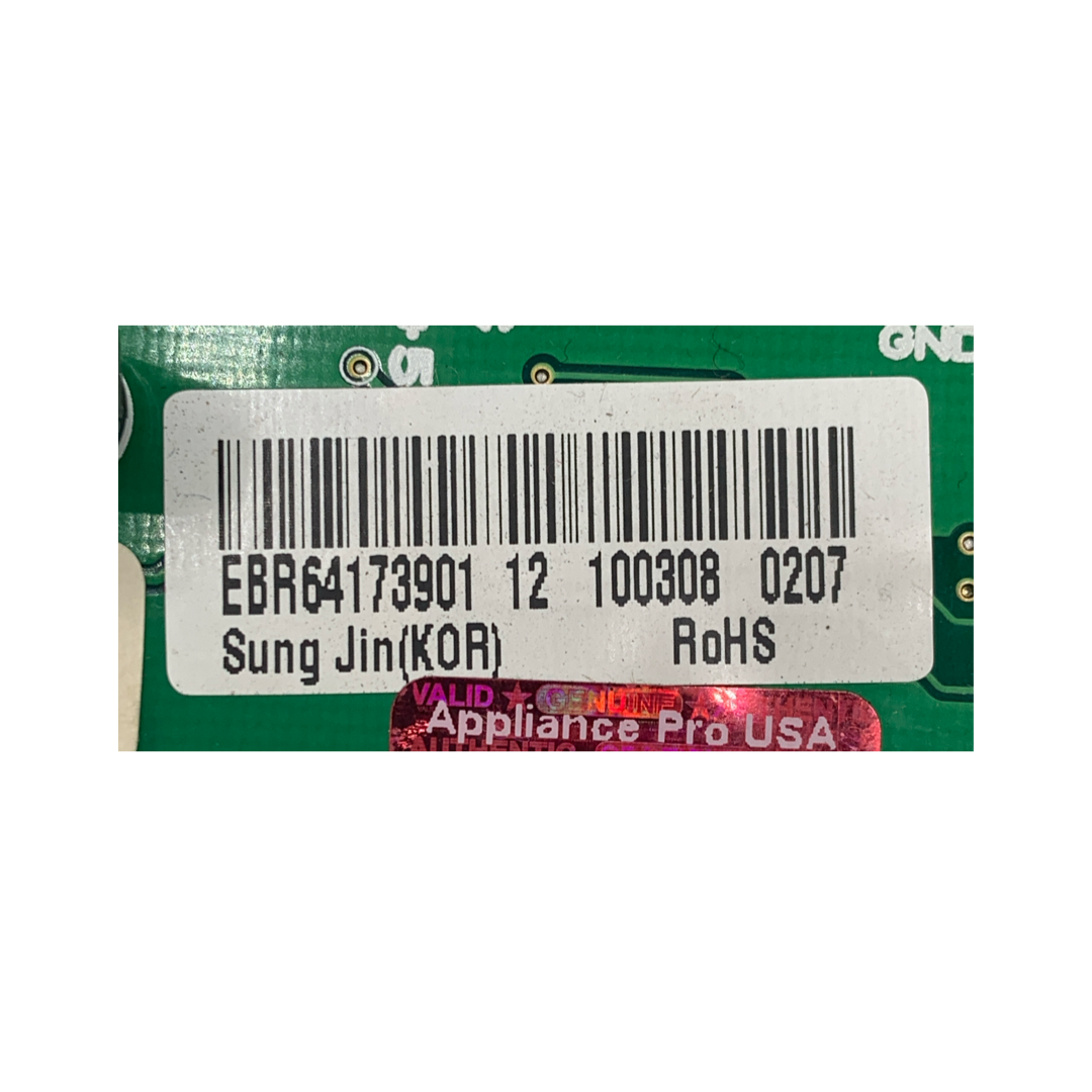 LG Refrigerator Control Board - Part Number EBR64173901