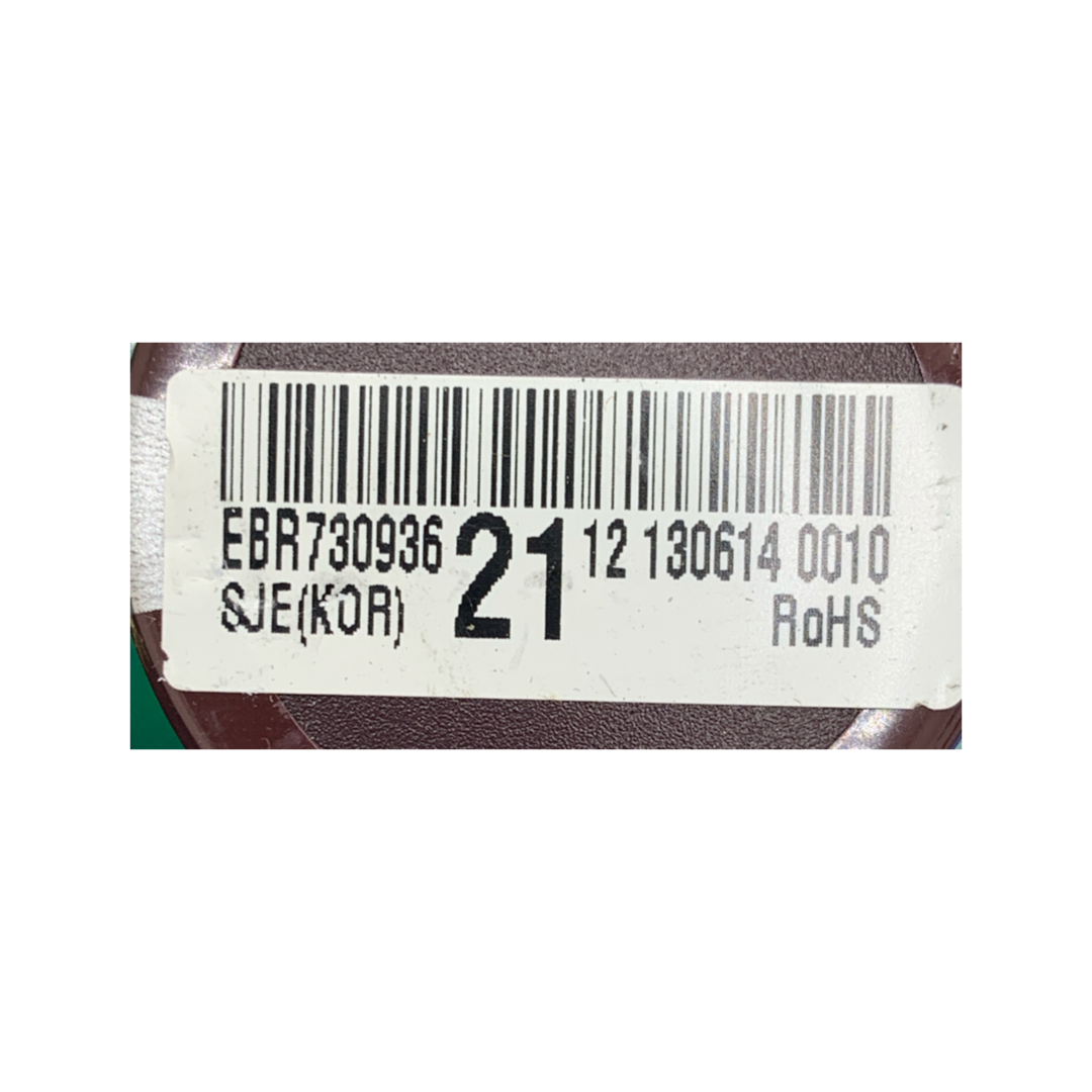LG Refrigerator Control Board - Part Number EBR73093621