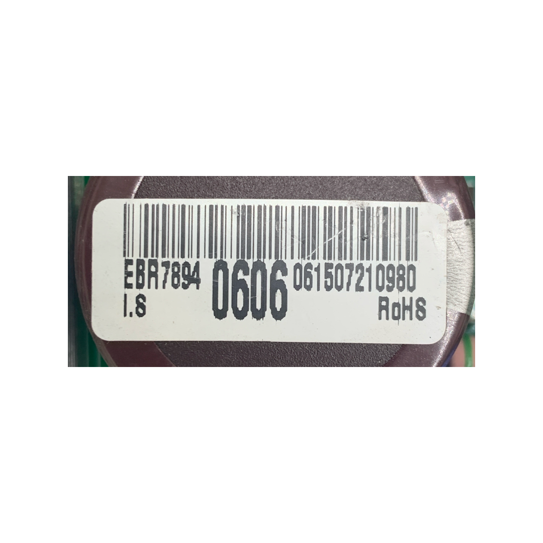 LG Refrigerator Control Board - Part Number EBR78940606