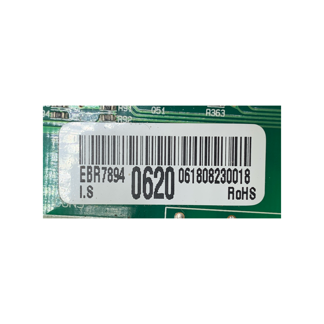 LG Refrigerator Control Board - Part Number EBR78940620