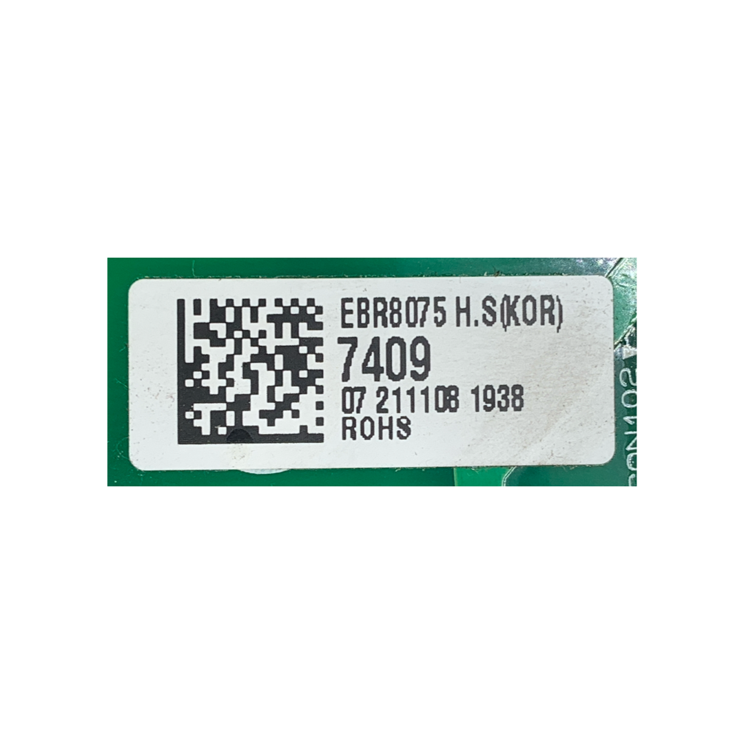 LG Refrigerator Control Board - Part Number EBR80757409