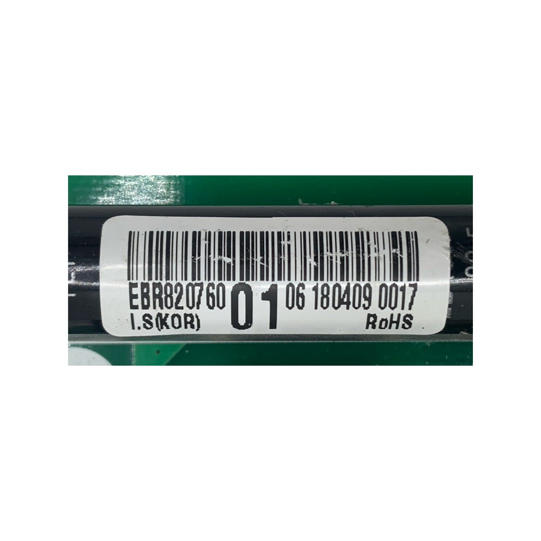 LG Refrigerator Control Board - Part Number EBR82076001