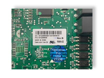 W10268630 Whirlpool Refrigerator Main Control Board Replacement — alternate view