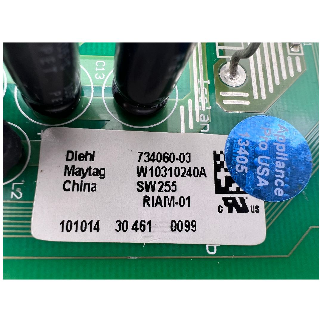 Whirlpool Refrigerator Control Board - Part Number W10310240A - Appliance Pro USA