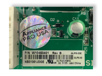 W10453401 Whirlpool Refrigerator Inverter Board Replacement — alternate view
