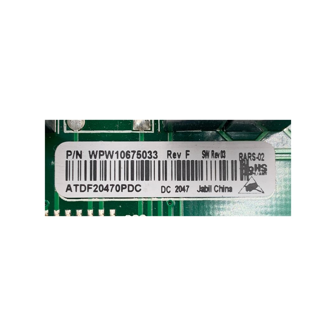 Whirlpool Refrigerator Control Board - Part Number W10675033 - Appliance Pro USA