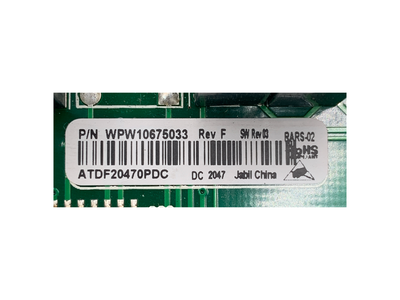 W10675033 Whirlpool Refrigerator Main Control Board Replacement — alternate view